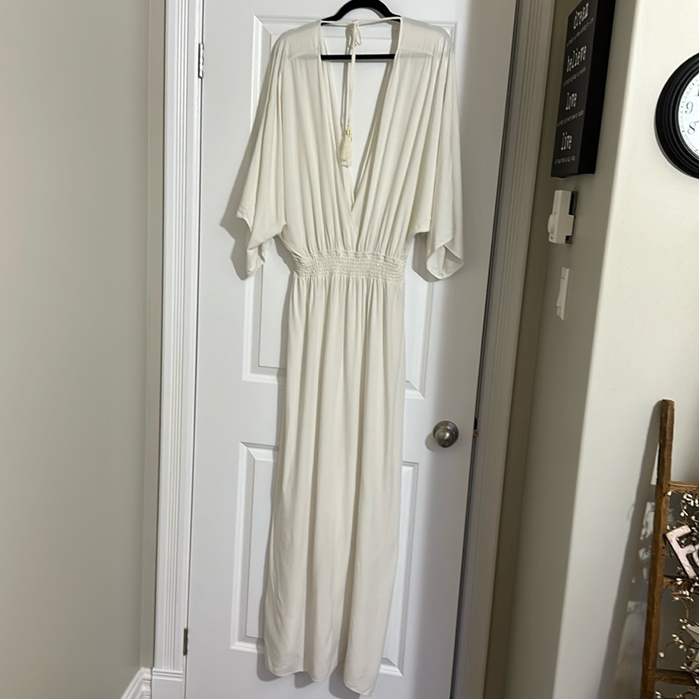 XL⭐️NWT L*Space Cream Sungazer Maxi Waist stretch 21” Comfortably - Picture 12 of 12